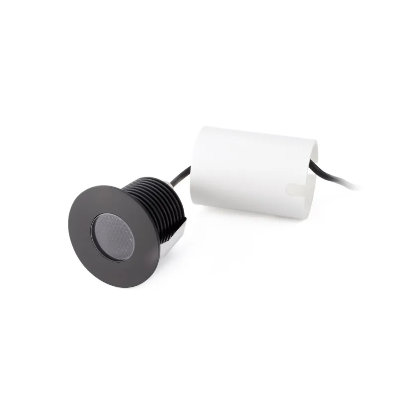 GRUND 37 Lampe noir encastrable inox 2W