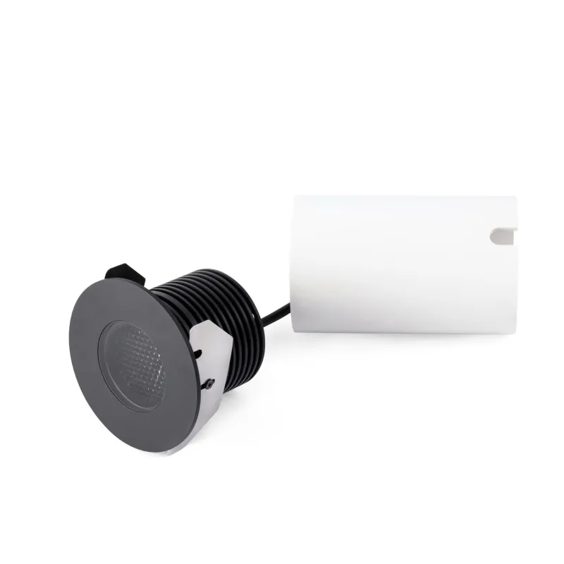 GRUND 92 Lampe noir encastrable inox 13W