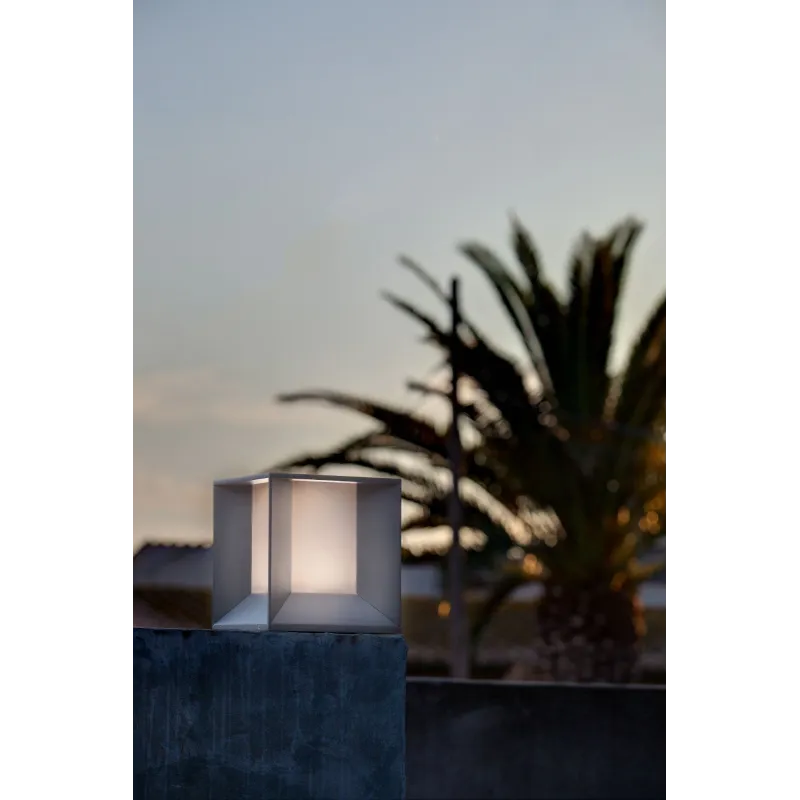 MILA Lampe borne gris foncé