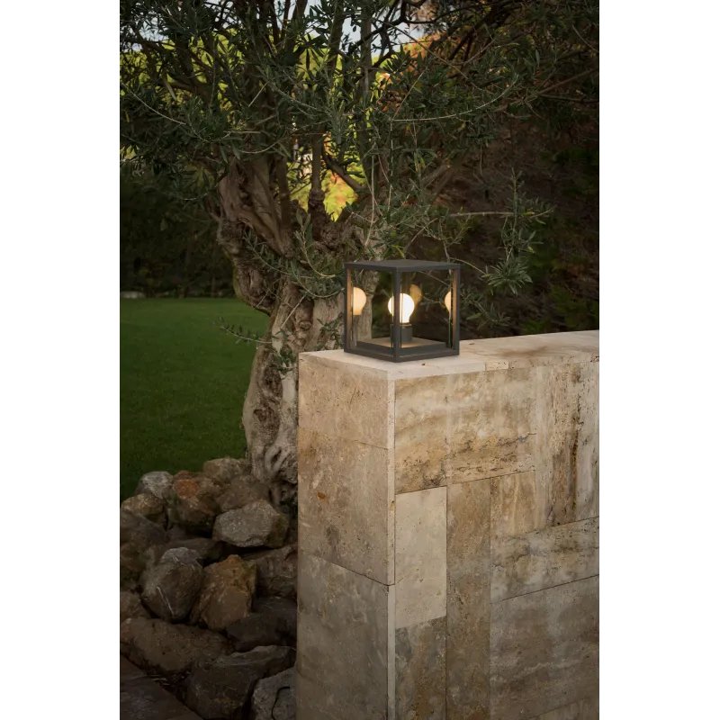 NALA Lampe borne gris foncé