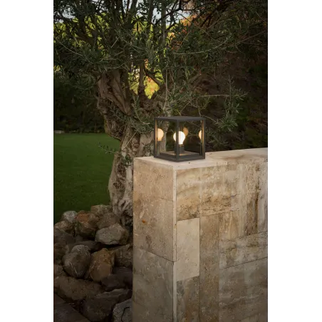 NALA Lampe borne gris foncé