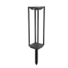 SAURA Lampe borne solaire gris foncé