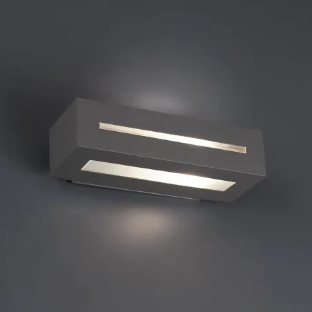 WEST 1 Lampe applique gris foncé
