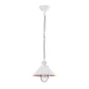 NÁUTICA 260 Lampe suspension blanche et cuivre