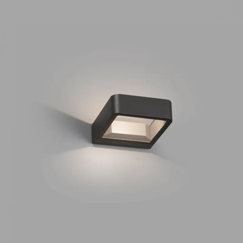 AXEL Lampe applique gris foncé