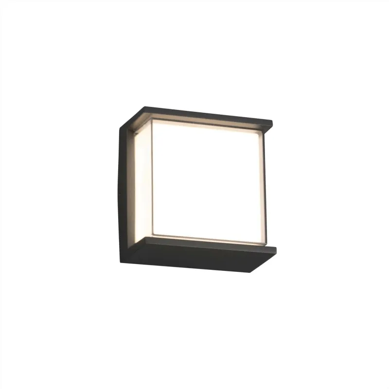 HIKARI Lampe applique gris foncé