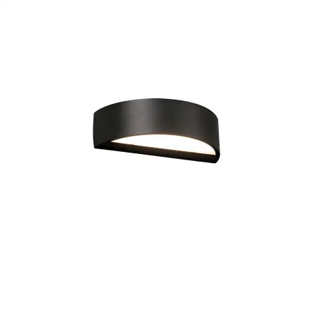 OVAL Lampe applique gris foncé