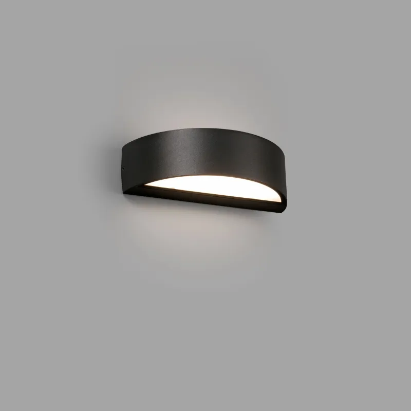 OVAL Lampe applique gris foncé