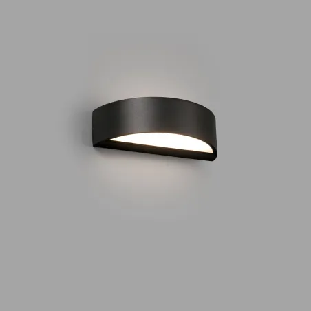 OVAL Lampe applique gris foncé