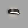 OVAL Lampe applique gris foncé