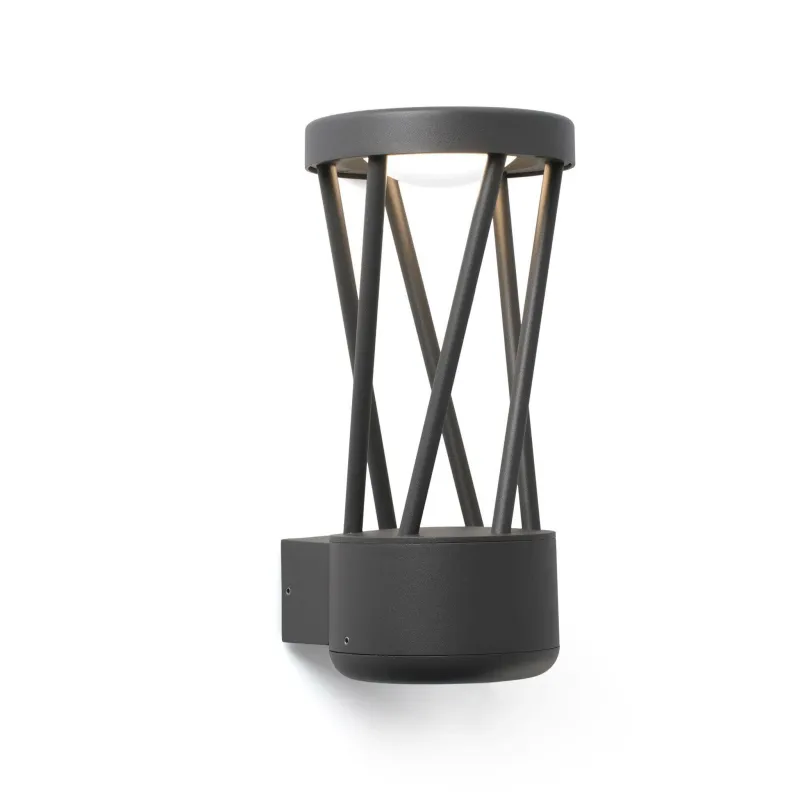 TWIST Lampe applique gris foncé