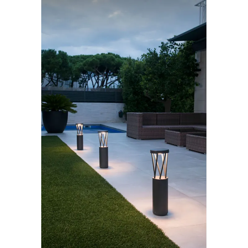 TWIST 500 Lampe balise gris foncé