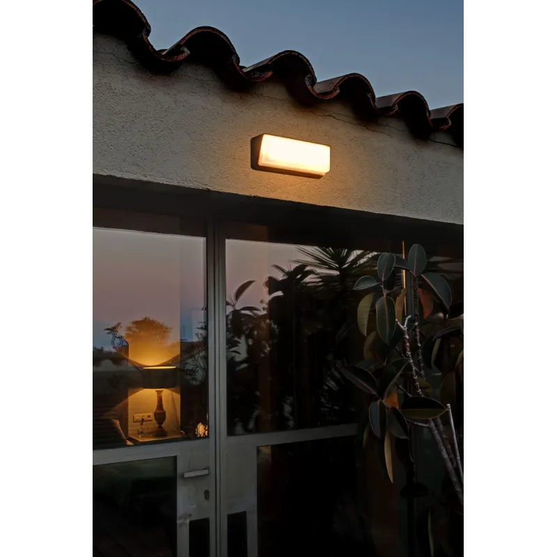 HALF Lampe applique gris foncé