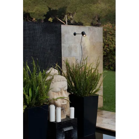 FLOW Lampe applique avec piquet noir