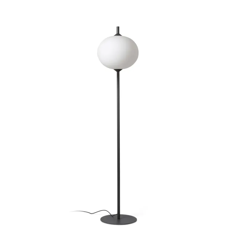 SAIGON OUT 2100 R45 Lampadaire gris/blanc mat