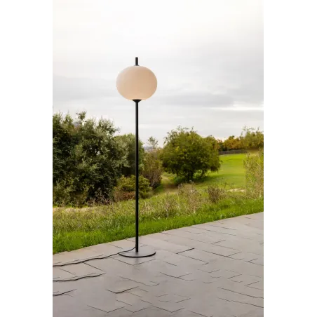SAIGON OUT 2100 R45 Lampadaire gris/blanc mat