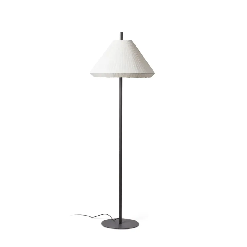 SAIGON OUT 1950 T70 Lampadaire gris/blanc mat