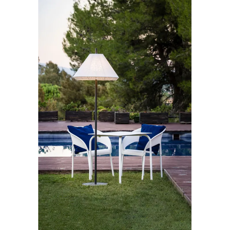 SAIGON OUT 1950 T70 Lampadaire gris/blanc mat