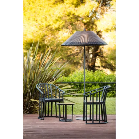 SAIGON OUT Lampadaire gris/marron 2M W100