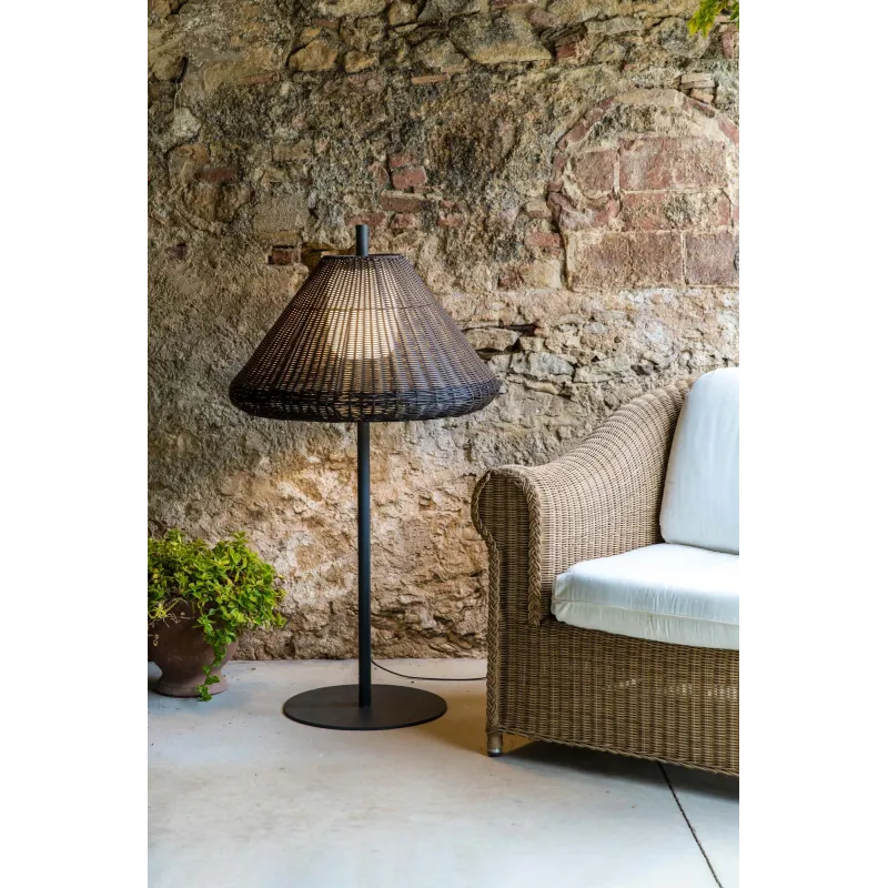 SAIGON OUT 1200 W70 Lampadaire gris/marron