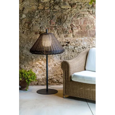 SAIGON OUT 1200 W70 Lampadaire gris/marron