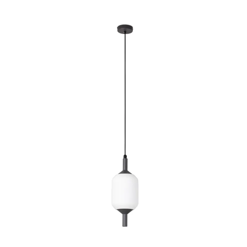 SAIGON OUT R17 Lampe suspension grise/blanche mat cone cap