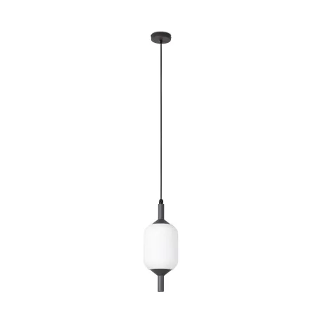 SAIGON OUT R17 Lampe suspension grise/blanche mat cone cap