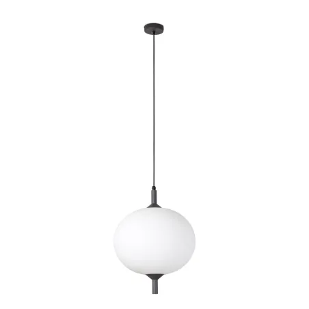 SAIGON OUT R45 Lampe suspension grise/blanche mat cone cap