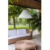 SAIGON OUT Lampe suspension grise/blanche mat T70 cone cap