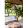 SAIGON OUT Lampe suspension grise/marron W70 cone cap