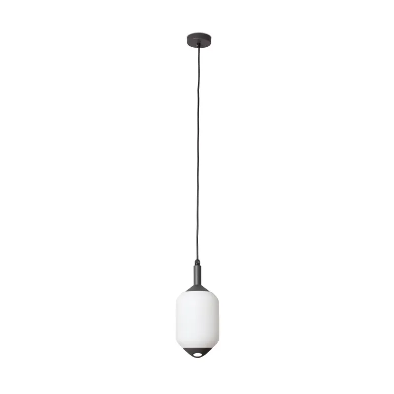SAIGON OUT R17 Lampe suspension grise/blanche mat hole cap