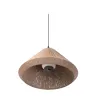 SAIGON OUT Lampe suspension grise/marron T70 hole cap