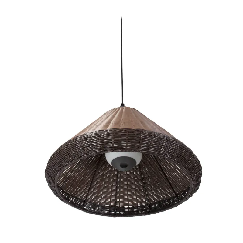SAIGON OUT Lampe suspension grise/marron W70 hole cap