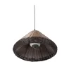 SAIGON OUT Lampe suspension grise/marron W70 hole cap