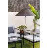 SAIGON OUT Lampe portable et suspension grise/marron W100 hole cap