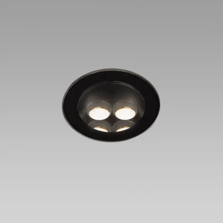 TRAS 4L Lampe encastrable noire