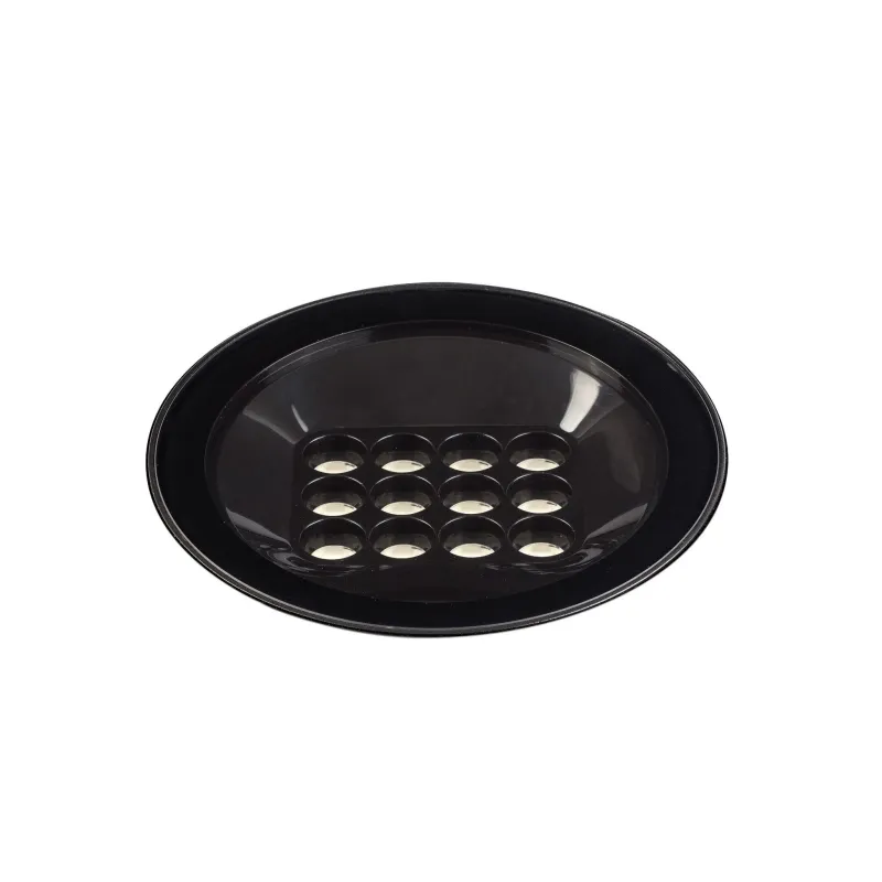 TRAS 12L Lampe encastrable noire 13º