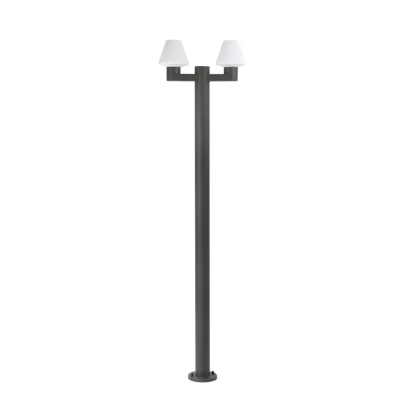 MISTU 2L Lampadaire extérieure gris foncé
