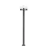 MISTU 3L Lampadaire extérieure gris foncé