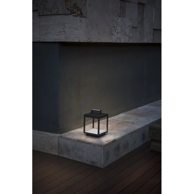 KERALA Lampe portable gris foncé