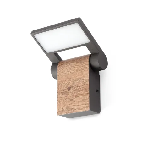 WOOD Lampe applique gris foncé