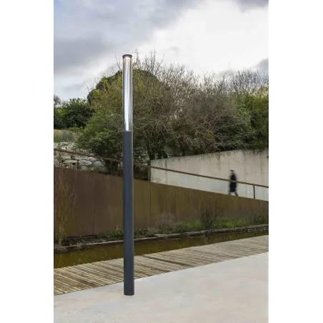 SCREEN 3700 Lampadaire extérieure gris foncé 2700K 360º