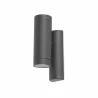 STEPS 2L Lampe applique gris foncé