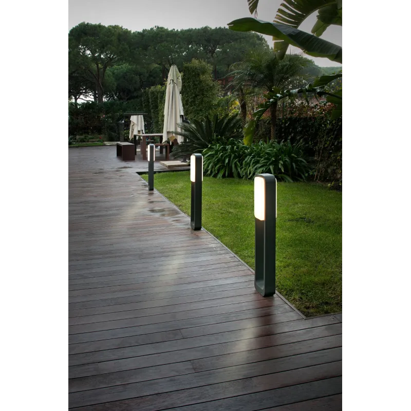 STICKER Lampe balise gris fonce