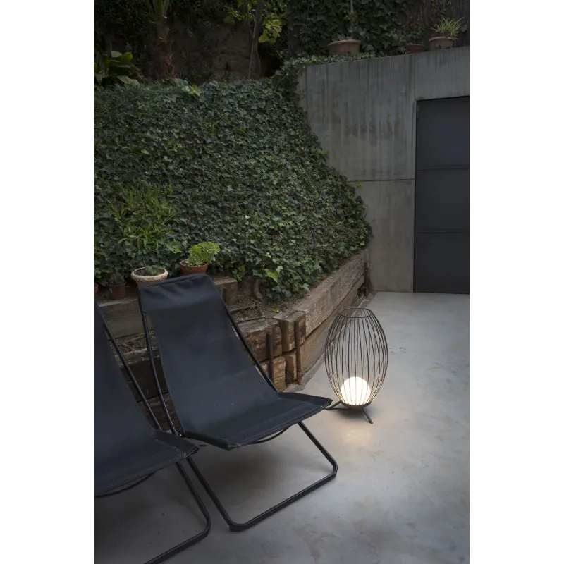 CAGE Lampe portable gris foncé