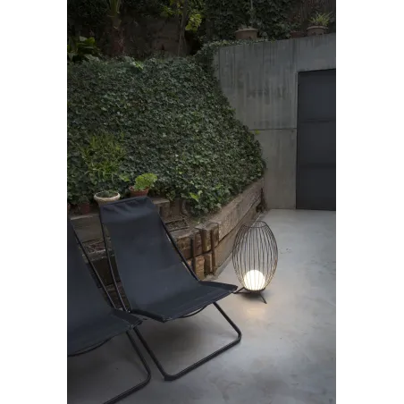 CAGE Lampe portable gris foncé