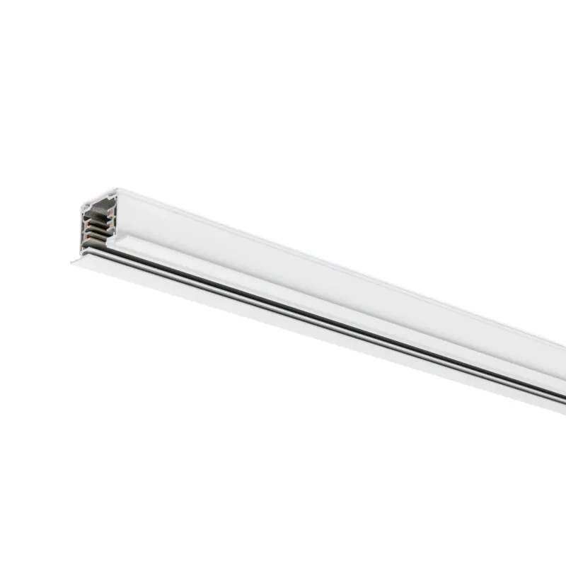 RAIL triphasique encastable blanche 2m