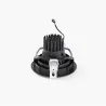 MINI-OPTIC Encastrable noir LED 12/18W 4000K 56° 1750/2350 lm