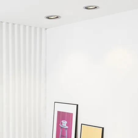 MINI-OPTIC Encastrable gris LED CRI95 17/24W 3000K 20° 1920/2615 lm