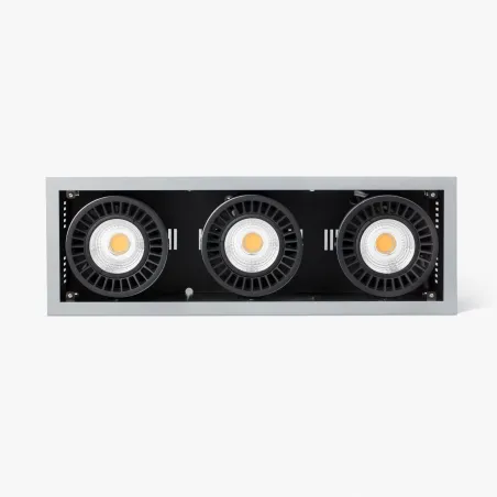 COLIN-3 encastrable gris CRI95 72-108W 2700K 56°